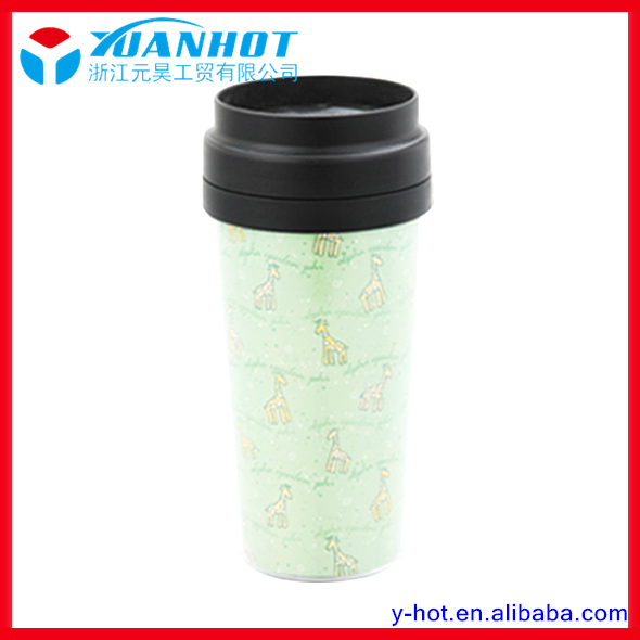 plastic travel mug-YH-4011