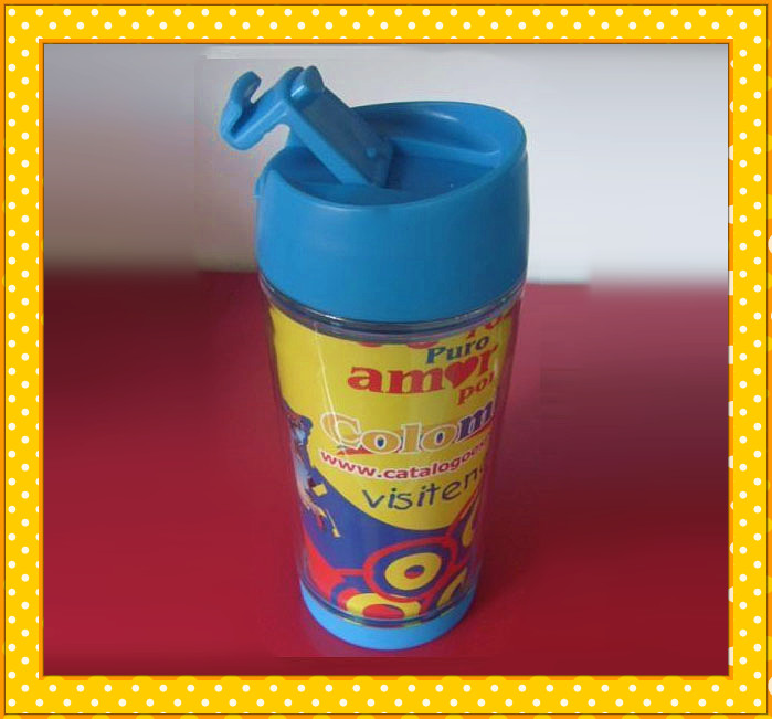 Double plastic water bottle-sb302