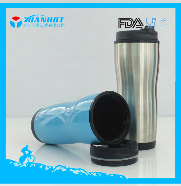 Double wall travel mug BPA-free-YH-2045
